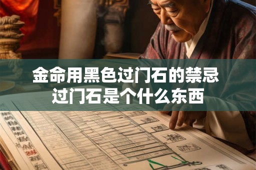 金命用黑色过门石的禁忌 过门石是个什么东西