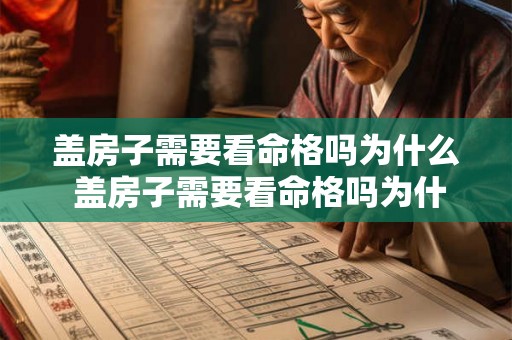盖房子需要看命格吗为什么 盖房子需要看命格吗为什么不能盖