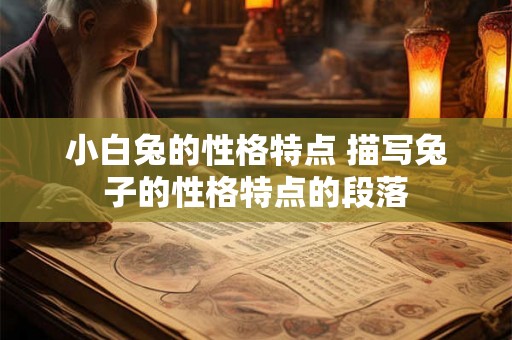 小白兔的性格特点 描写兔子的性格特点的段落 小白兔的性格特点 描写兔子的性格特点的段落
