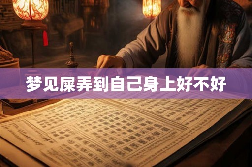 梦见屎弄到自己身上好不好