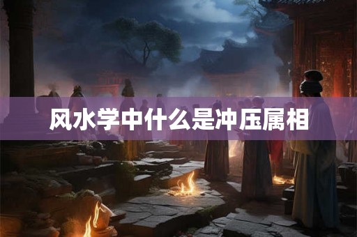 风水学中什么是冲压属相 风水学中什么是冲压属相