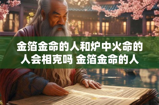 金箔金命的人和炉中火命的人会相克吗 金箔金命的人命运如何 金箔金命的人和炉中火命的人会相克吗 金箔金命的人命运如何