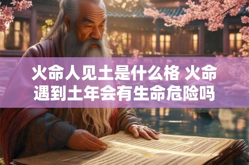 火命人见土是什么格 火命遇到土年会有生命危险吗 火命人见土是什么格 火命遇到土年会有生命危险吗