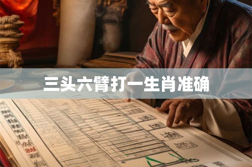 三头六臂打一生肖准确
