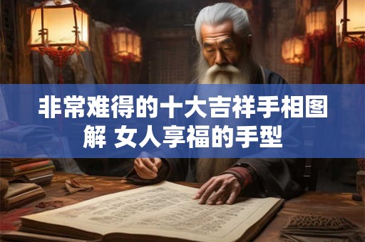 非常难得的十大吉祥手相图解 女人享福的手型 非常难得的十大吉祥手相图解 女人享福的手型
