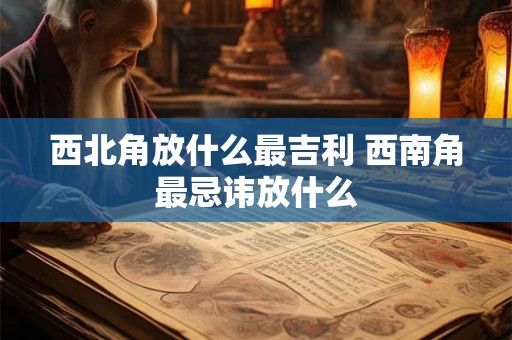 西北角放什么最吉利 西南角最忌讳放什么 西北角放什么最吉利 西南角最忌讳放什么