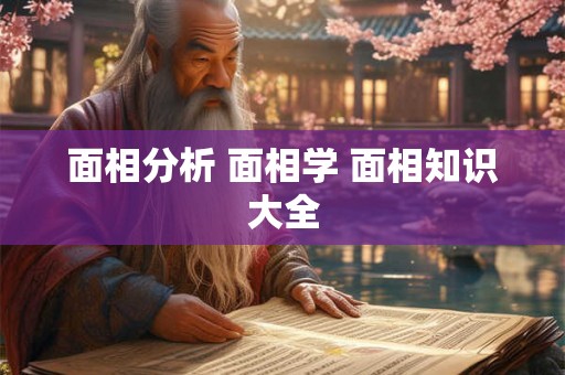面相分析 面相学 面相知识大全 面相分析 面相学 面相知识大全