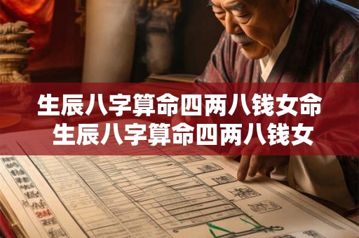 生辰八字算命四两八钱女命 生辰八字算命四两八钱女命详解