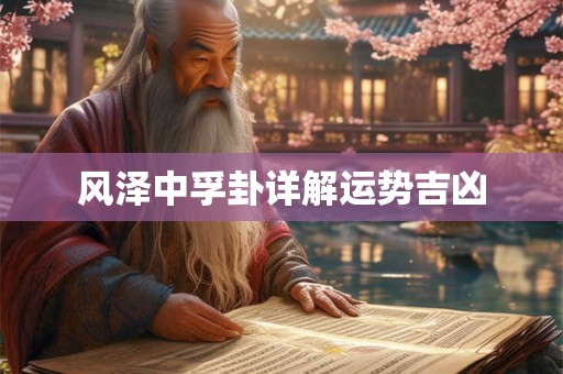 风泽中孚卦详解运势吉凶 风泽中孚卦详解运势吉凶