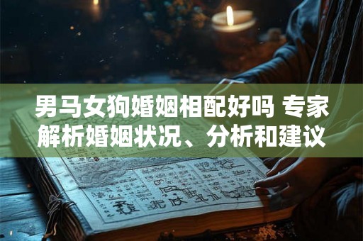 男马女狗婚姻相配好吗 专家解析婚姻状况、分析和建议 男马女狗婚姻相配好吗 专家解析婚姻状况、分析和建议