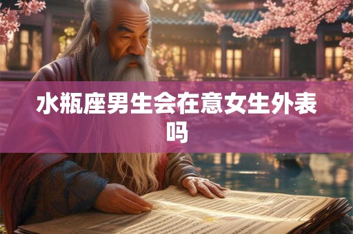水瓶座男生会在意女生外表吗 水瓶座男生会在意女生外表吗