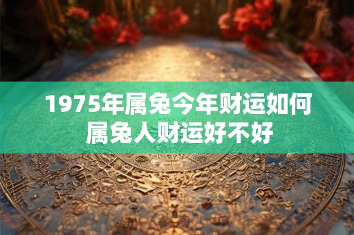 1975年属兔今年财运如何 属兔人财运好不好 1975年属兔今年财运如何 属兔人财运好不好
