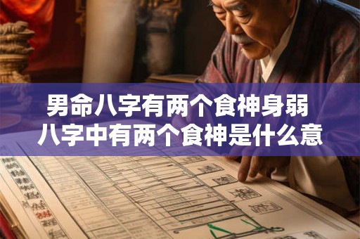 男命八字有两个食神身弱 八字中有两个食神是什么意思 男命八字有两个食神身弱 八字中有两个食神是什么意思