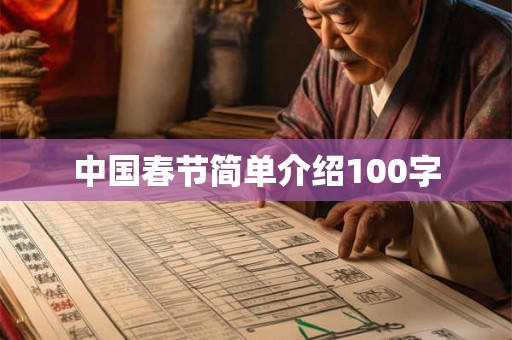 中国春节简单介绍100字 中国春节简单介绍100字