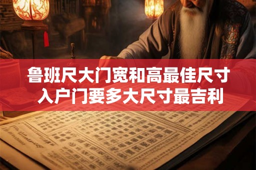 鲁班尺大门宽和高最佳尺寸 入户门要多大尺寸最吉利 鲁班尺大门宽和高最佳尺寸 入户门要多大尺寸最吉利