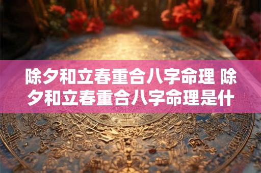 除夕和立春重合八字命理 除夕和立春重合八字命理是什么 除夕和立春重合八字命理 除夕和立春重合八字命理是什么