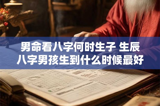 男命看八字何时生子 生辰八字男孩生到什么时候最好 男命看八字何时生子 生辰八字男孩生到什么时候最好