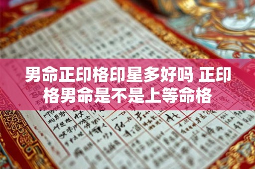 男命正印格印星多好吗 正印格男命是不是上等命格 男命正印格印星多好吗 正印格男命是不是上等命格