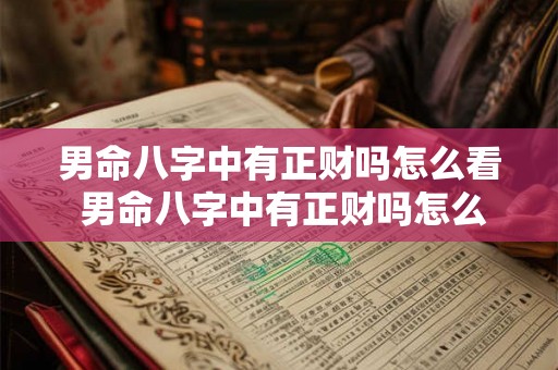 男命八字中有正财吗怎么看 男命八字中有正财吗怎么看婚姻
