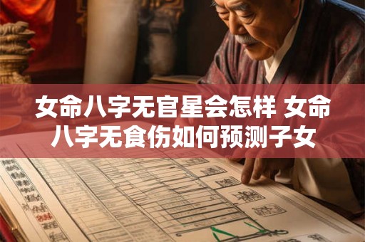 女命八字无官星会怎样 女命八字无食伤如何预测子女 女命八字无官星会怎样 女命八字无食伤如何预测子女