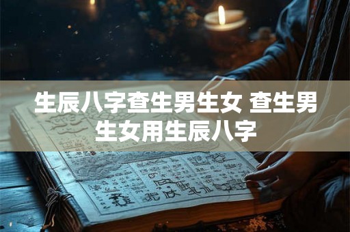 生辰八字查生男生女 查生男生女用生辰八字 生辰八字查生男生女 查生男生女用生辰八字
