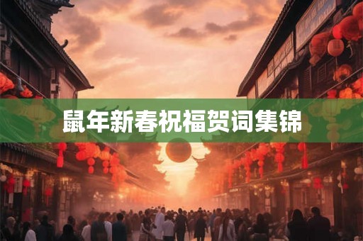 鼠年新春祝福贺词集锦 鼠年新春祝福贺词集锦