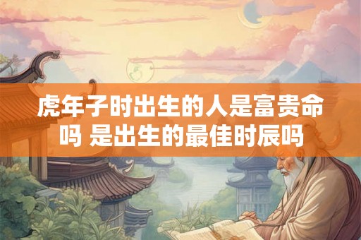 虎年子时出生的人是富贵命吗 是出生的最佳时辰吗 虎年子时出生的人是富贵命吗 是出生的最佳时辰吗