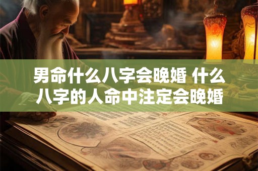 男命什么八字会晚婚 什么八字的人命中注定会晚婚 男命什么八字会晚婚 什么八字的人命中注定会晚婚