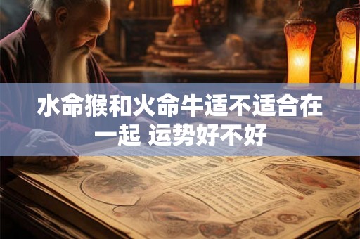 水命猴和火命牛适不适合在一起 运势好不好