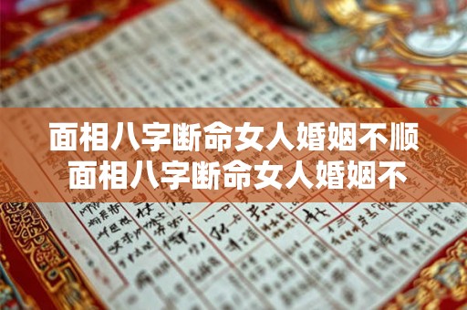 面相八字断命女人婚姻不顺 面相八字断命女人婚姻不顺怎么办