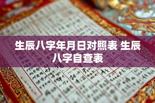 生辰八字年月日对照表 生辰八字自查表 生辰八字年月日对照表 生辰八字自查表