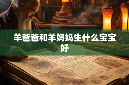 羊爸爸和羊妈妈生什么宝宝好 羊爸爸和羊妈妈生什么宝宝好