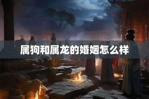 属狗和属龙的婚姻怎么样 属狗和属龙的婚姻怎么样