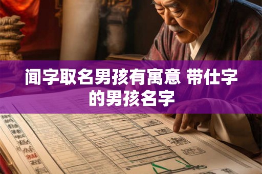 闻字取名男孩有寓意 带仕字的男孩名字 闻字取名男孩有寓意 带仕字的男孩名字
