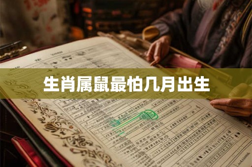 生肖属鼠最怕几月出生 生肖属鼠最怕几月出生