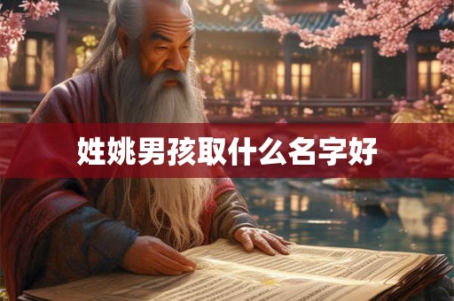 姓姚男孩取什么名字好 姓姚男孩取什么名字好