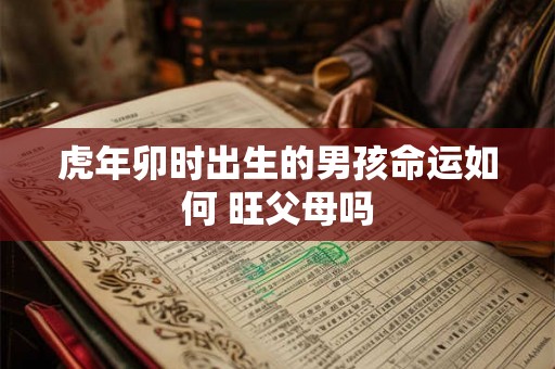 虎年卯时出生的男孩命运如何 旺父母吗 虎年卯时出生的男孩命运如何 旺父母吗