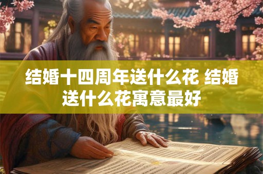 结婚十四周年送什么花 结婚送什么花寓意最好 结婚十四周年送什么花 结婚送什么花寓意最好