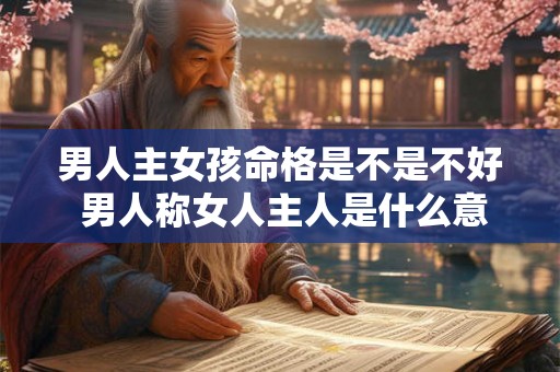 男人主女孩命格是不是不好 男人称女人主人是什么意思 男人主女孩命格是不是不好 男人称女人主人是什么意思