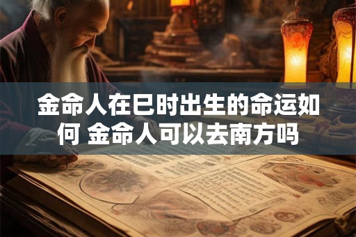 金命人在巳时出生的命运如何 金命人可以去南方吗