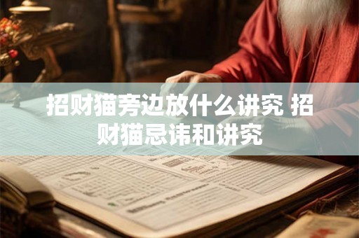 招财猫旁边放什么讲究 招财猫忌讳和讲究