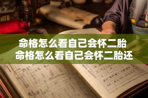 命格怎么看自己会怀二胎 命格怎么看自己会怀二胎还是三胎 命格怎么看自己会怀二胎 命格怎么看自己会怀二胎还是三胎