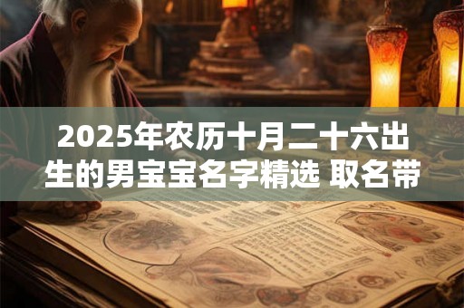 2025年农历十月二十六出生的男宝宝名字精选 取名带什么字好 2025年农历十月二十六出生的男宝宝名字精选 取名带什么字好