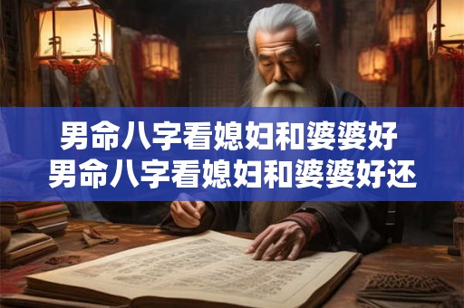 男命八字看媳妇和婆婆好 男命八字看媳妇和婆婆好还是不好