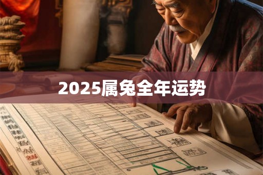 2025属兔全年运势 2025属兔全年运势