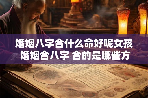 婚姻八字合什么命好呢女孩 婚姻合八字 合的是哪些方面 婚姻八字合什么命好呢女孩 婚姻合八字 合的是哪些方面