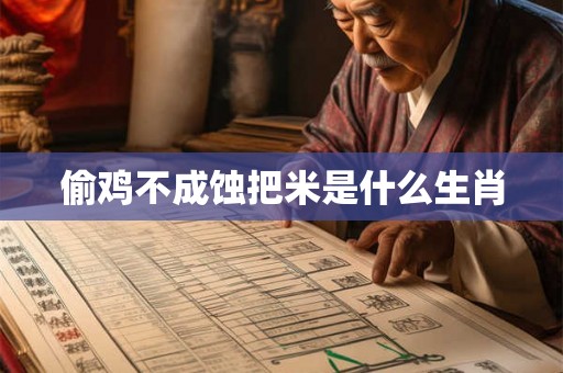偷鸡不成蚀把米是什么生肖 偷鸡不成蚀把米是什么生肖