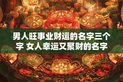 男人旺事业财运的名字三个字 女人幸运又聚财的名字 男人旺事业财运的名字三个字 女人幸运又聚财的名字