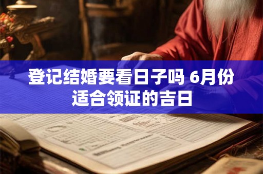 登记结婚要看日子吗 6月份适合领证的吉日 登记结婚要看日子吗 6月份适合领证的吉日