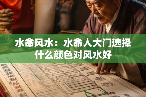 水命风水:水命人大门选择什么颜色对风水好 水命风水:水命人大门选择什么颜色对风水好